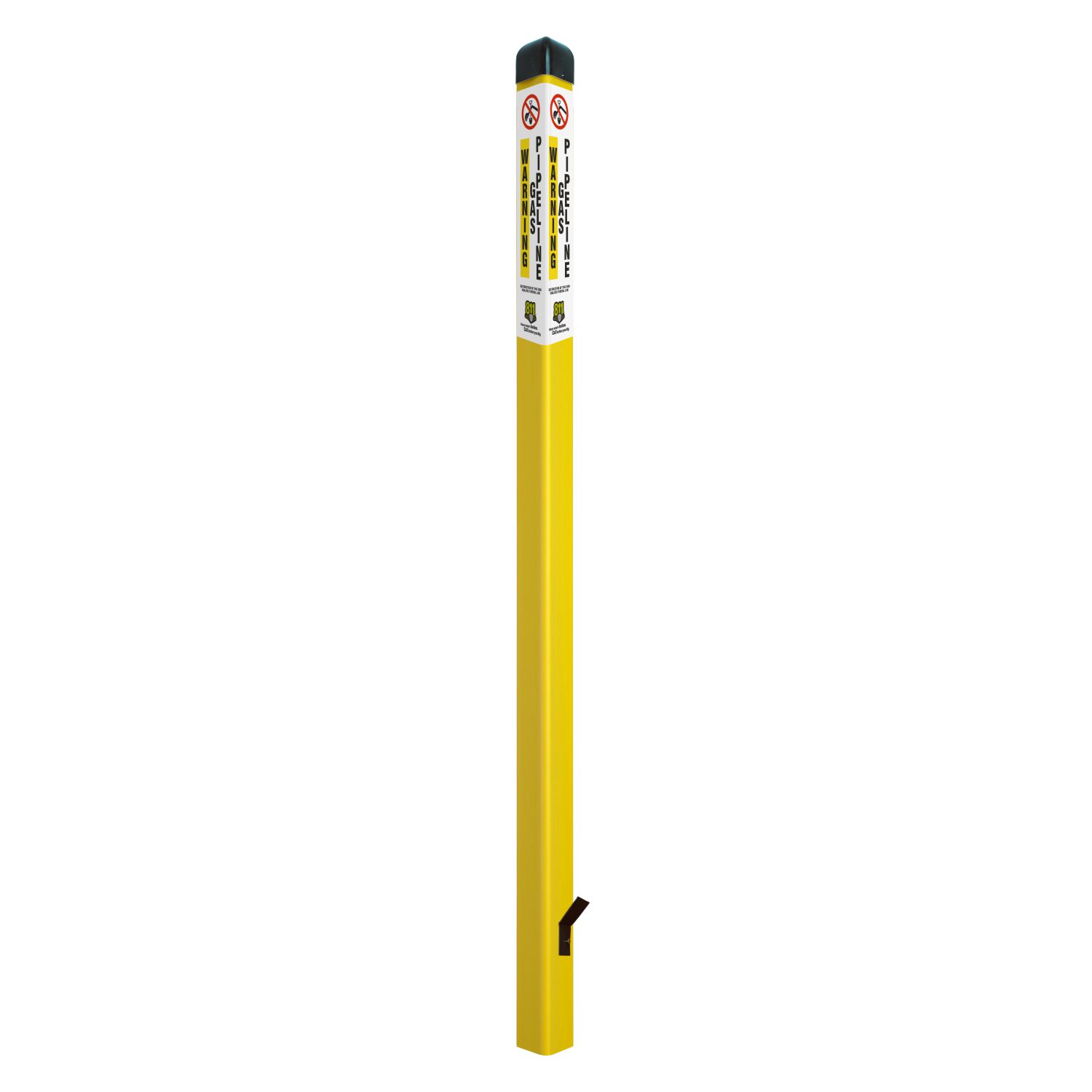 Warning High Pressure Natural Gas Pipeline Triangular Marker